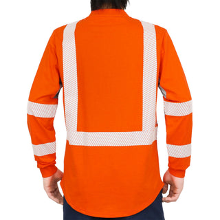 VentShield – 5.5 oz Lightweight Hi-Vis Summer Vented Mesh FR Long Sleeve T-Shirt