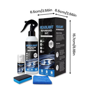 ClearBeam Headlight Restorer – Oxidation & Yellowing Removal Polish Kit