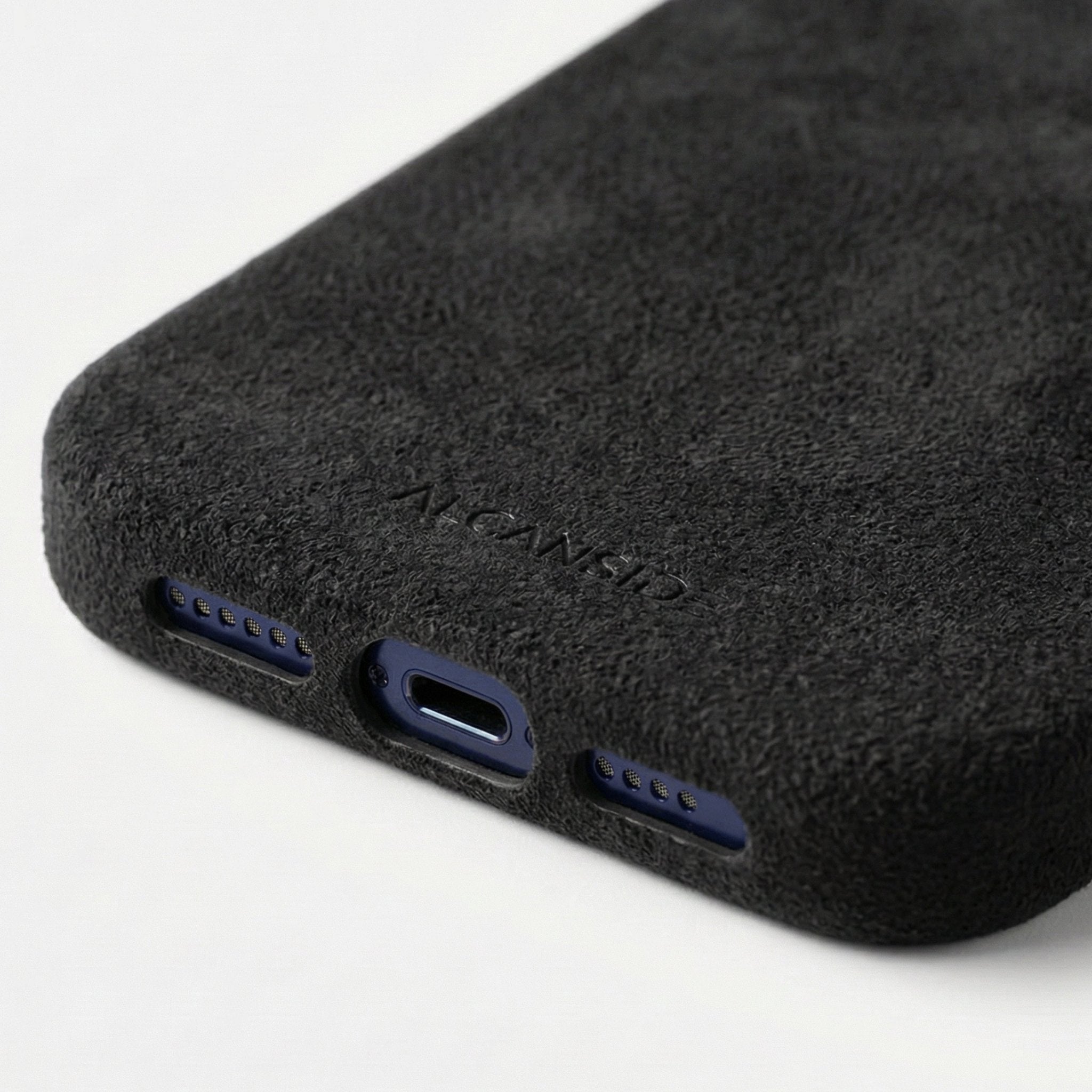 SuedeShield – Alcantara® iPhone 18 Pro Case in Deep Black