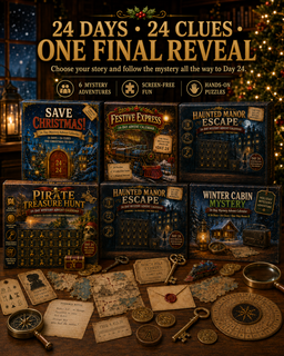 ⏳🎄🔎 ClueQuest – 24-Day Mystery Adventure Advent Calendar