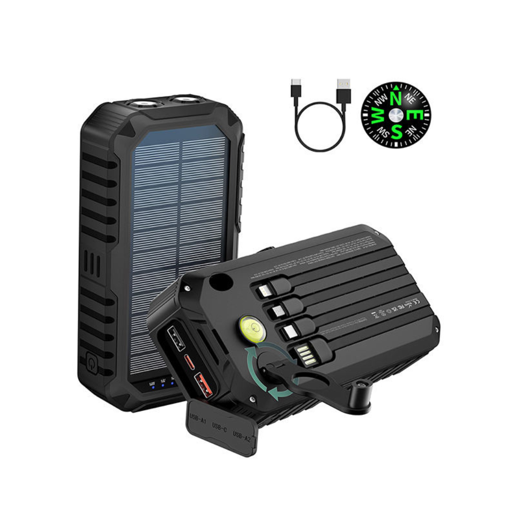 SolarPeak – Solar & Hand-Crank Emergency Power Bank