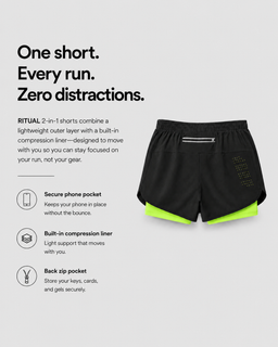 AeroStride – 2-in-1 Running Shorts with Compression Liner & Phone Pocket