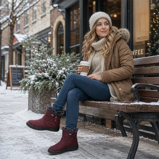 Women's Cozy Winter Waterproof Anti-Slip Orthopedic Boots