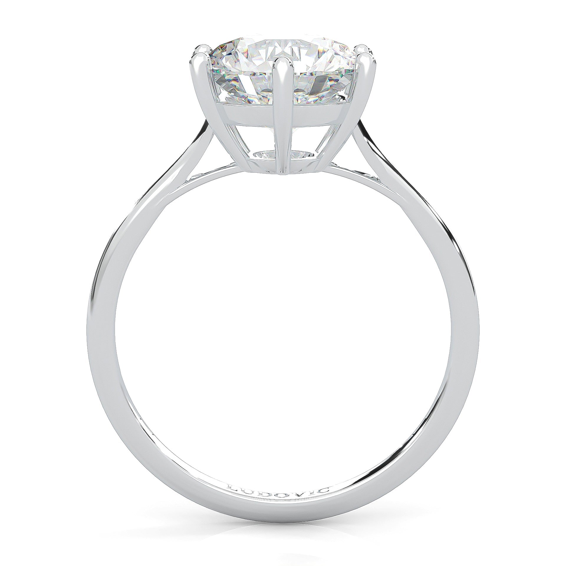 EverBrill – Six-Prong Moissanite Solitaire Ring