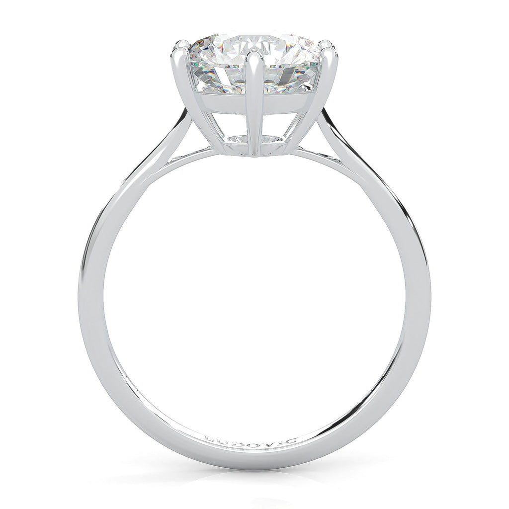 EverBrill – Six-Prong Moissanite Solitaire Ring