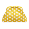 Yellow And White Polka Dot