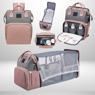 RoamNest – Diaper Backpack with Fold-Out Changing Station
