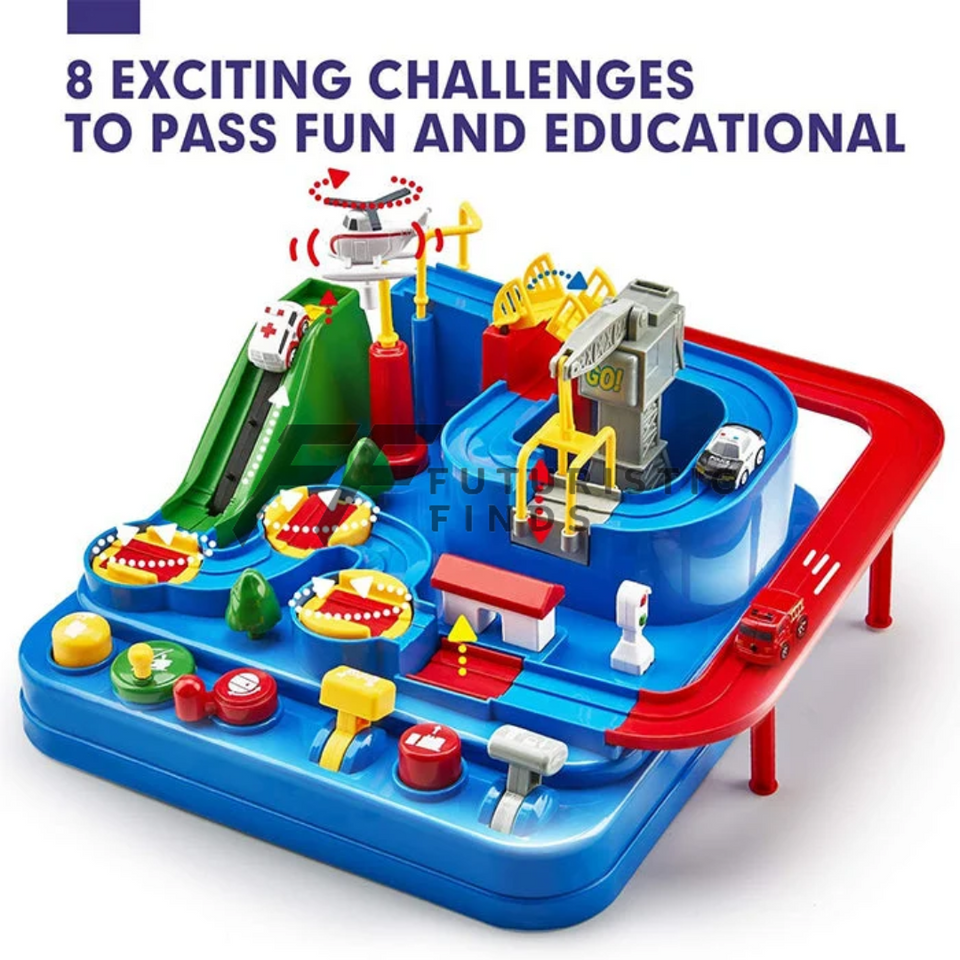 BrainTrack - Interactive Puzzle Car Challenge Set