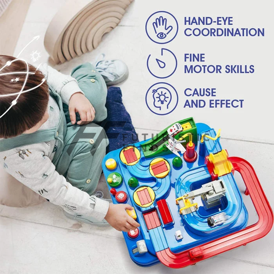 BrainTrack - Interactive Puzzle Car Challenge Set