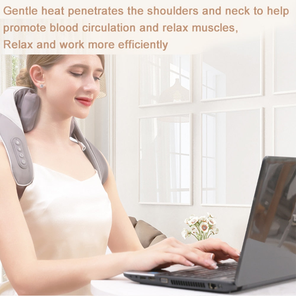 ThermoRelief Neck & Shoulder Massager marnetic