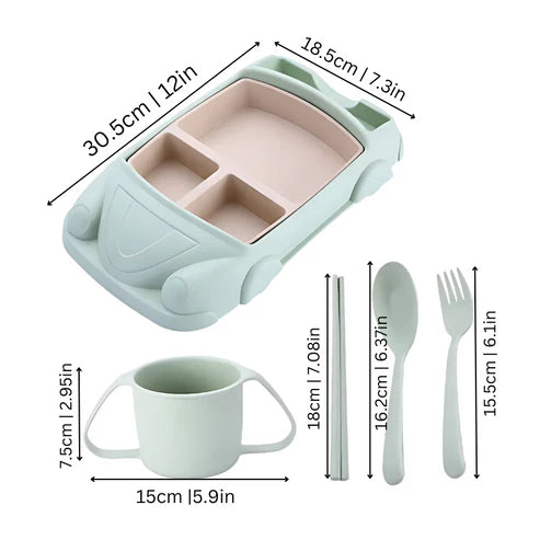 ZoomDish – Engaging Car Dinnerware Set