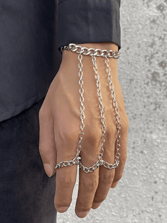 IronClad – Stylish Chain Accent Men’s Ring