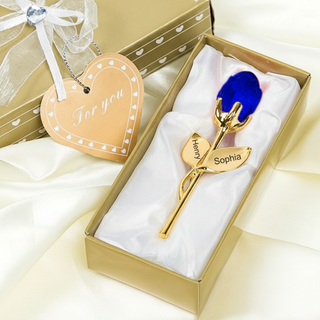 CrystalBloom – Romantic Personalized Rose Gift