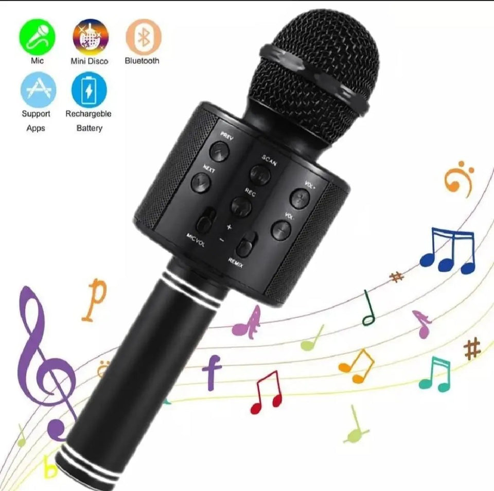 Mihraaj | Wireless Bluetooth Karaoke Microphone – 3-in-1 Mic, Speaker & Recorder Mihraaj