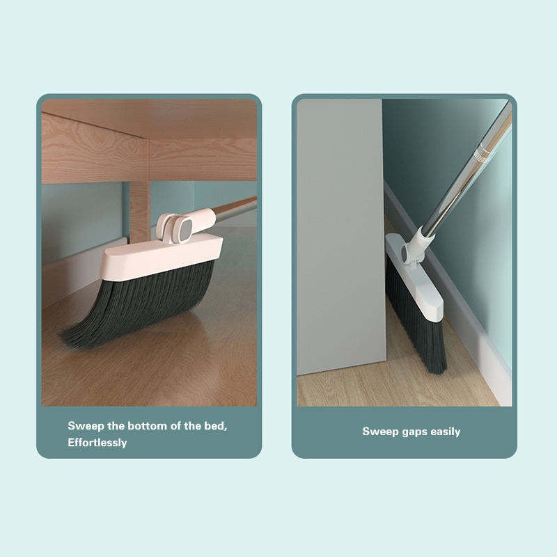 SweepNest – Foldable Broom & Dustpan Set