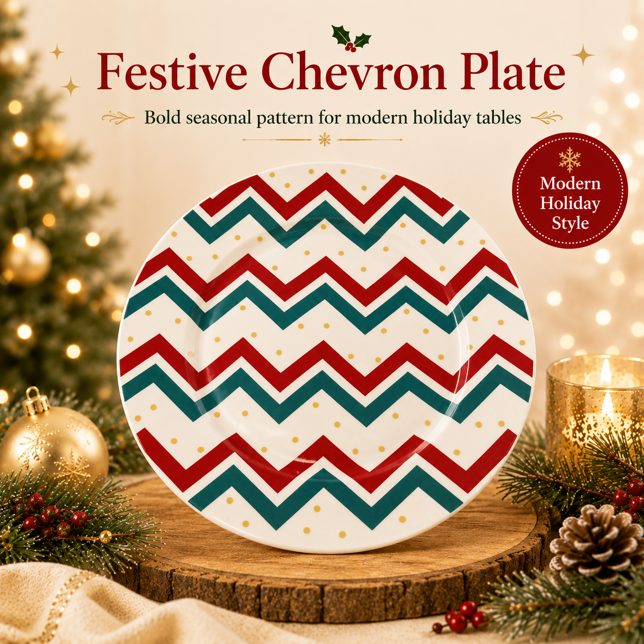 MerryTable – Festive Christmas Plate Collection