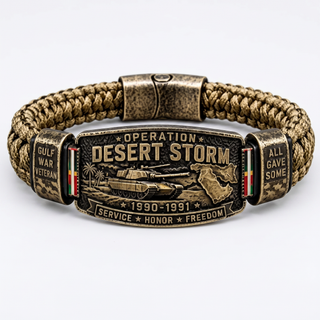 DesertHonor – Veteran Tribute Paracord Bracelet