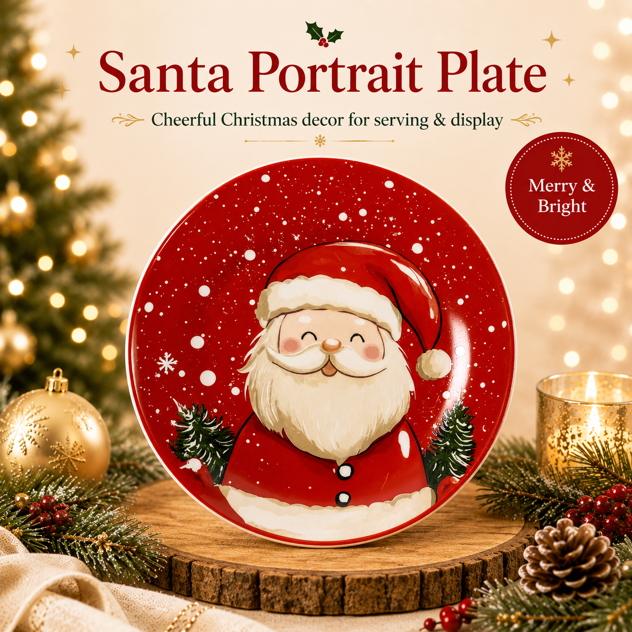 MerryTable – Festive Christmas Plate Collection