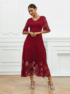 Lunessa | V-Neck Evening Maxi Dress