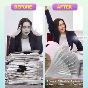 FlexiFile - Portable Expanding Organizer