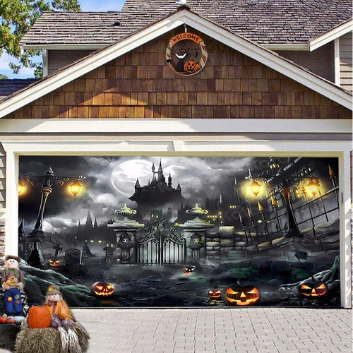 Halloween Garage Door Decoration marnetic