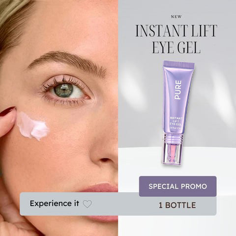 SPECIAL LAUNCH PRICE | GOPURE™ Instant Lift Eye Gel | For Puffiness & Bags, Wrinkles, Fine Lines and Dark Circles