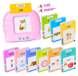 Kids Talking Flash Cards English Learning Language Toy Educational