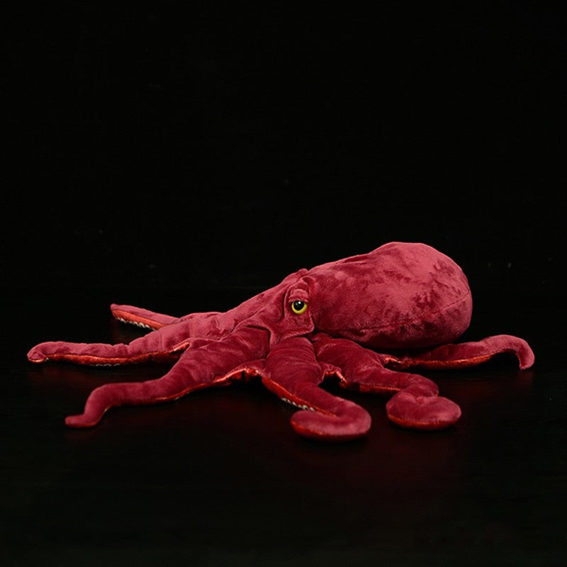 CuddleOcto – Red Soft Plush Octopus Toy