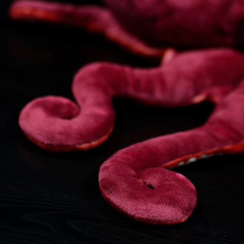 CuddleOcto – Red Soft Plush Octopus Toy