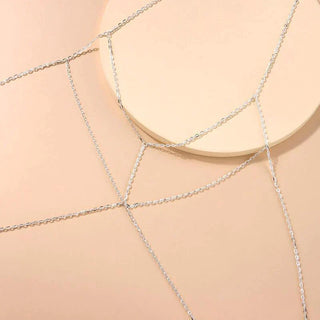 AuraChic – Statement Layered Chain Bra