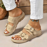 BreezeStep - Stylish and Comfortable Wedge Sandals