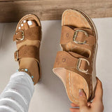 BreezeStep - Stylish and Comfortable Wedge Sandals