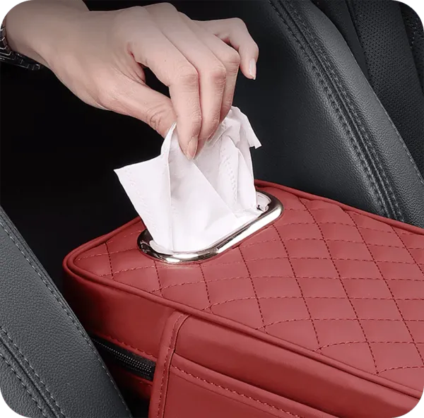 ComfortGuard | 2-in-1 Armrest Cover and Tissue Holder