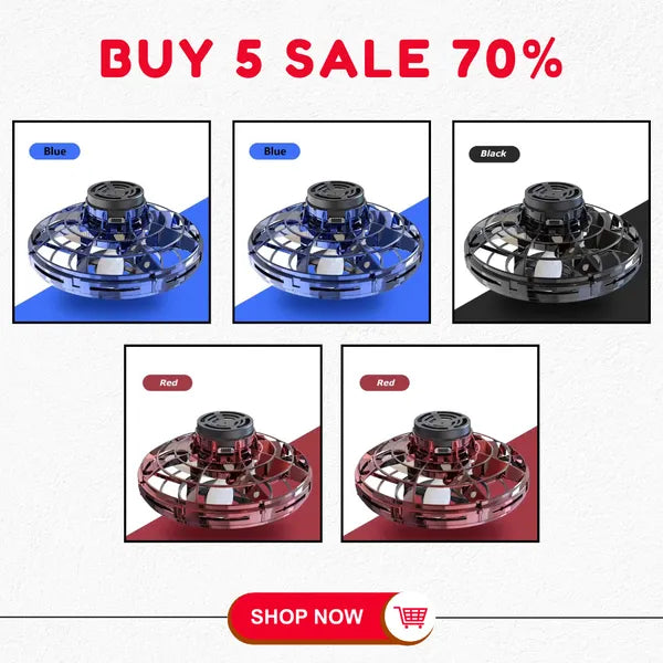 FlightGlow - Mesmerizing LED Hover Spinner for  Flying Entertainment