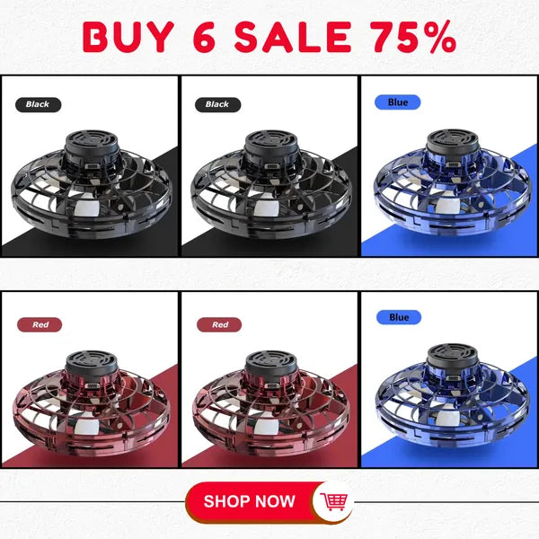 FlightGlow - Mesmerizing LED Hover Spinner for  Flying Entertainment