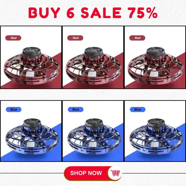 FlightGlow - Mesmerizing LED Hover Spinner for  Flying Entertainment