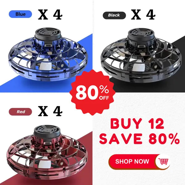 FlightGlow - Mesmerizing LED Hover Spinner for  Flying Entertainment