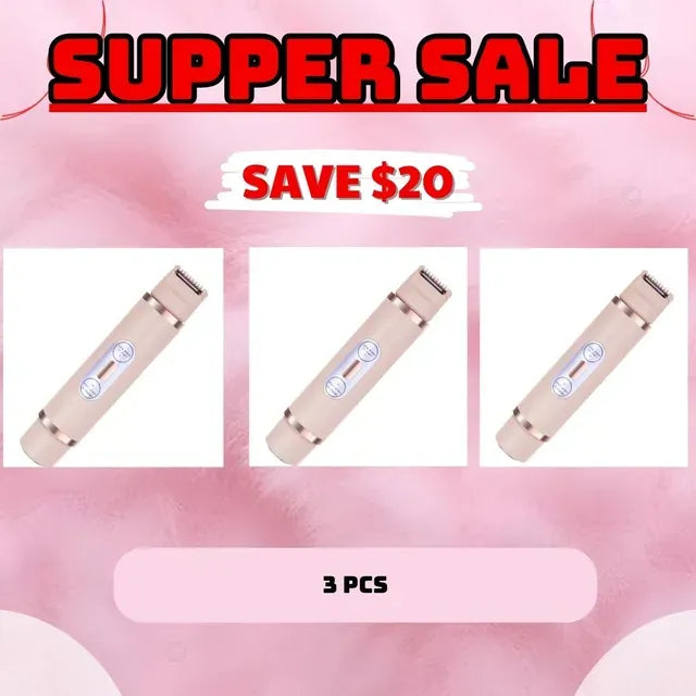 SilkEdge | 2-in-1 Electric Shaver for Women
