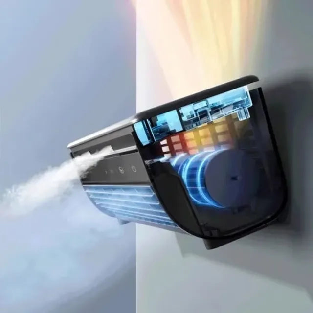 SmartCool – Advanced Air Conditioner with Wireless Charging