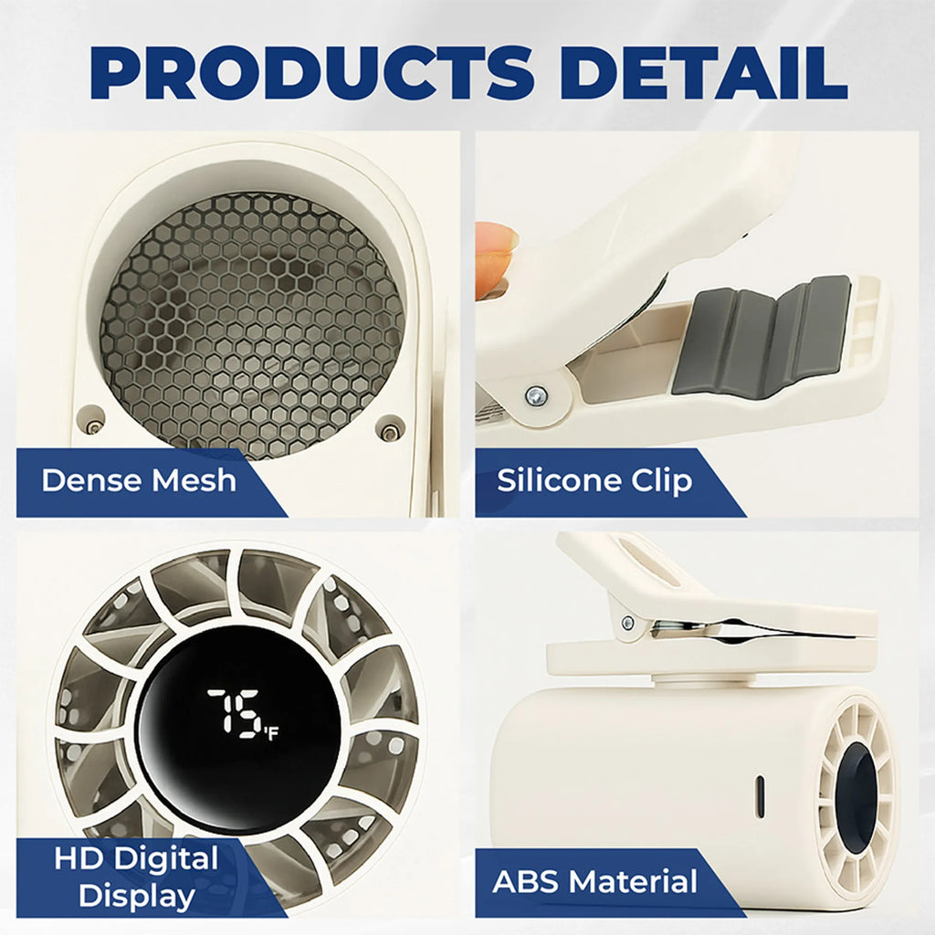 BreezeClip – Portable Mini Fan
