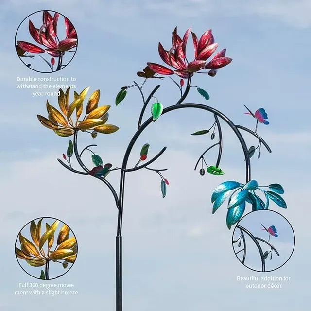 FloraTwirl – Summer Garden Wind Spinner