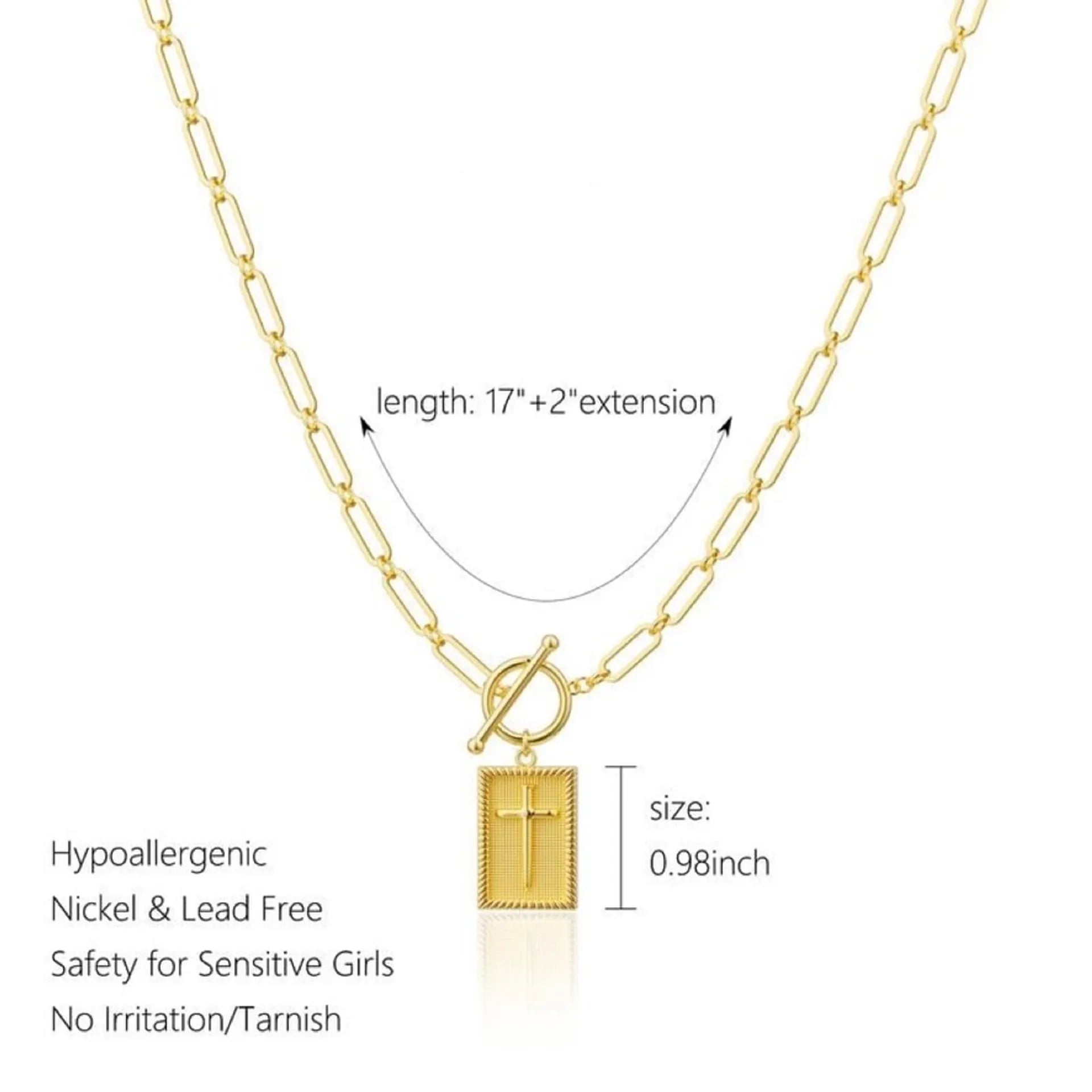 FaithLuxe – Timeless Cross Pendant Necklace