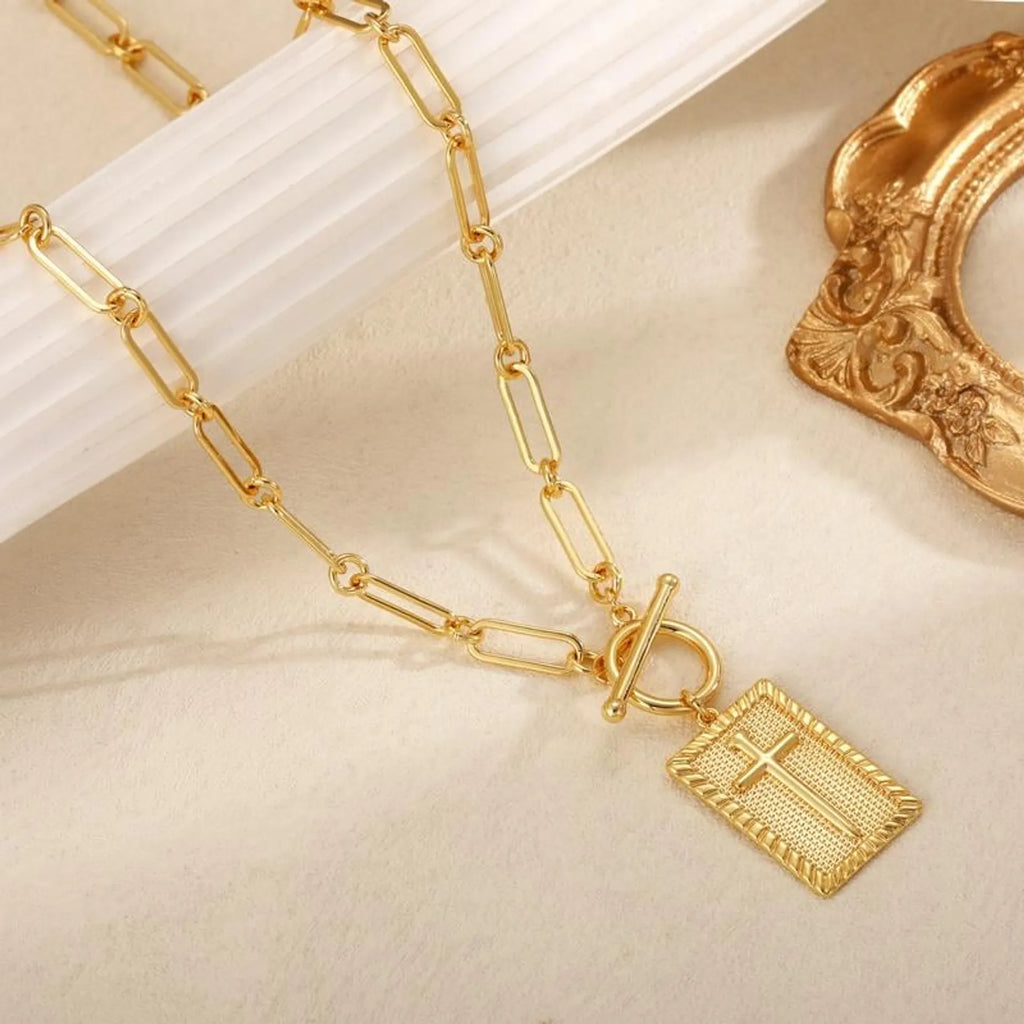 FaithLuxe – Timeless Cross Pendant Necklace