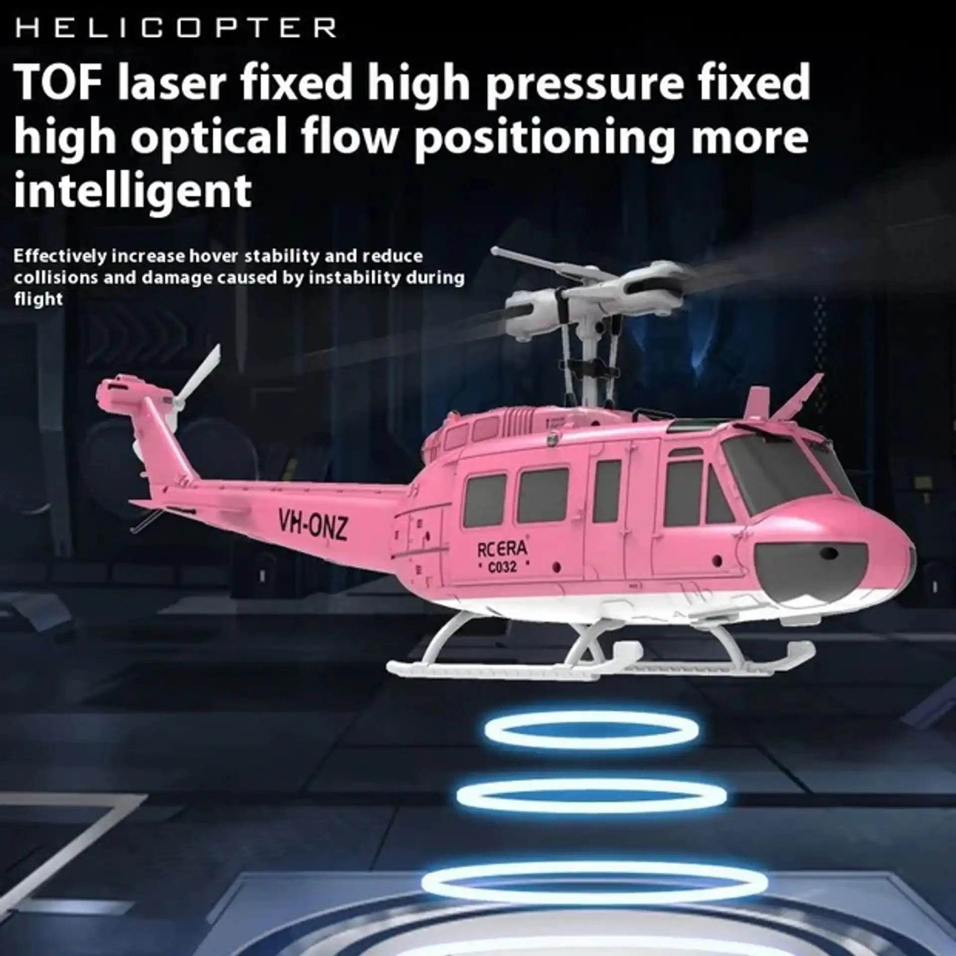 HeliForce - 3D Stunt Huey RC Helicopter for Precision Flying