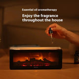 BlissFire - LED Flame Diffuser | Relax with Warm Glow & Mist