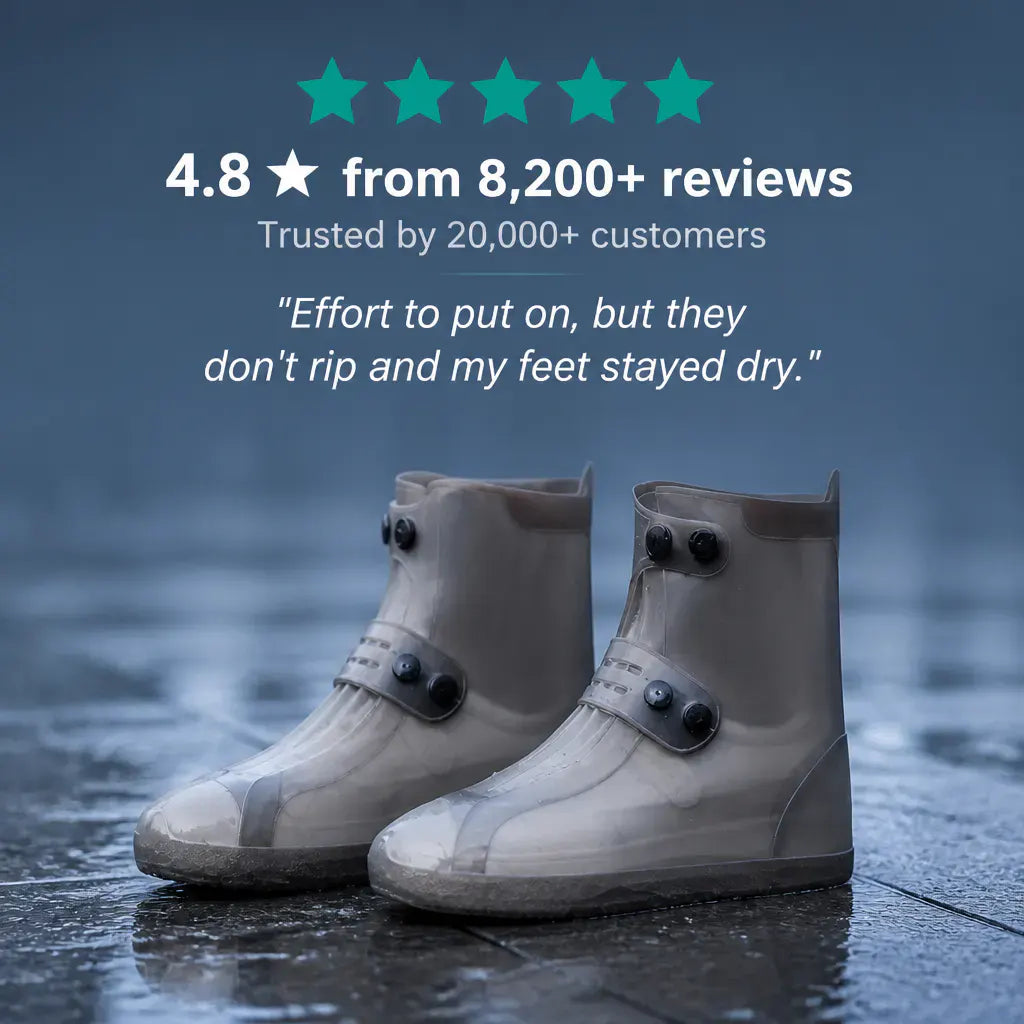 ShoesGuard – Reusable Waterproof Shoe Covers