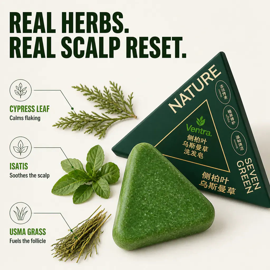 ScalpRevive – Herbal Men's Scalp Care Shampoo Bar