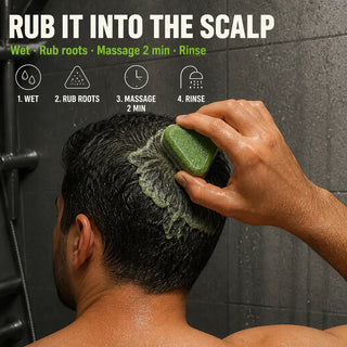 ScalpRevive – Herbal Men's Scalp Care Shampoo Bar