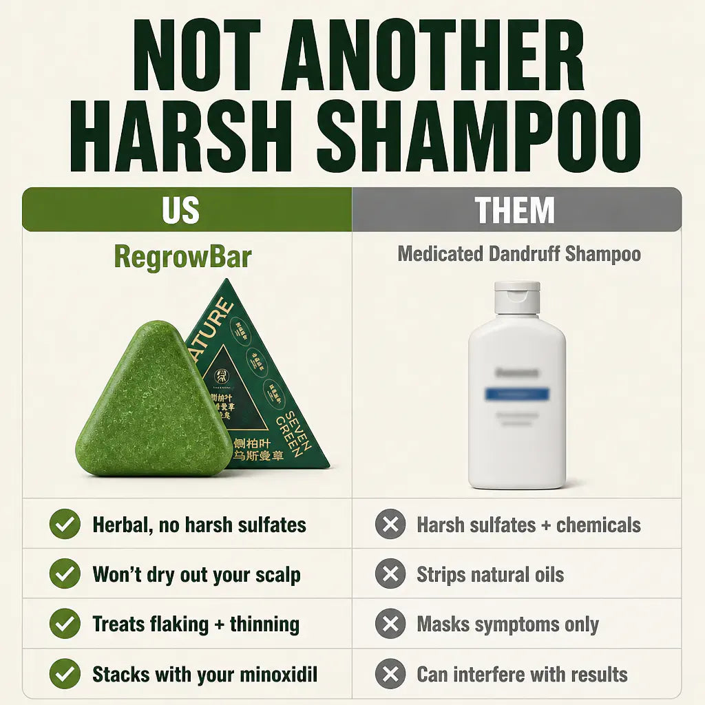 ScalpRevive – Herbal Men's Scalp Care Shampoo Bar