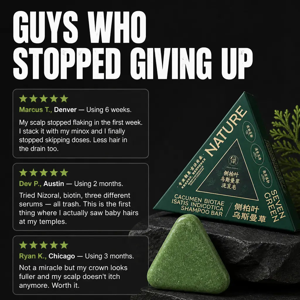 ScalpRevive – Herbal Men's Scalp Care Shampoo Bar